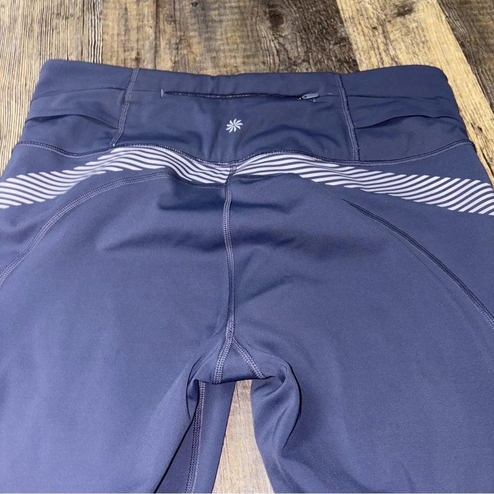 ATHLETA leggings Allyson Felix Legend 7/8 Tight Leggings size L Violet - Picture 10 of 16